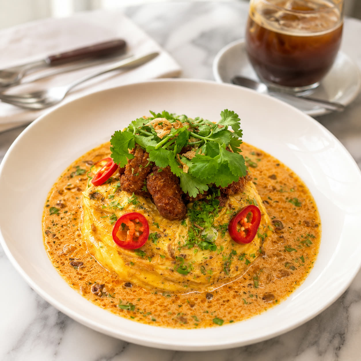 Thai and Asian-inspired brunch at Riché, a cafe on Bridge Road, Richmond